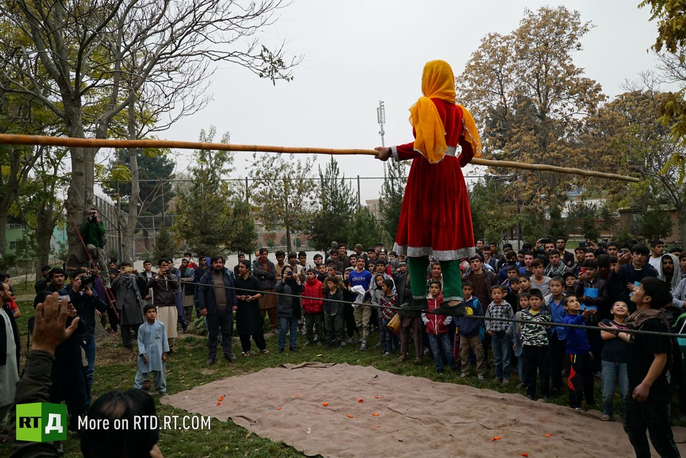 Kabul circus for children, Mobile Mini Circus for Children