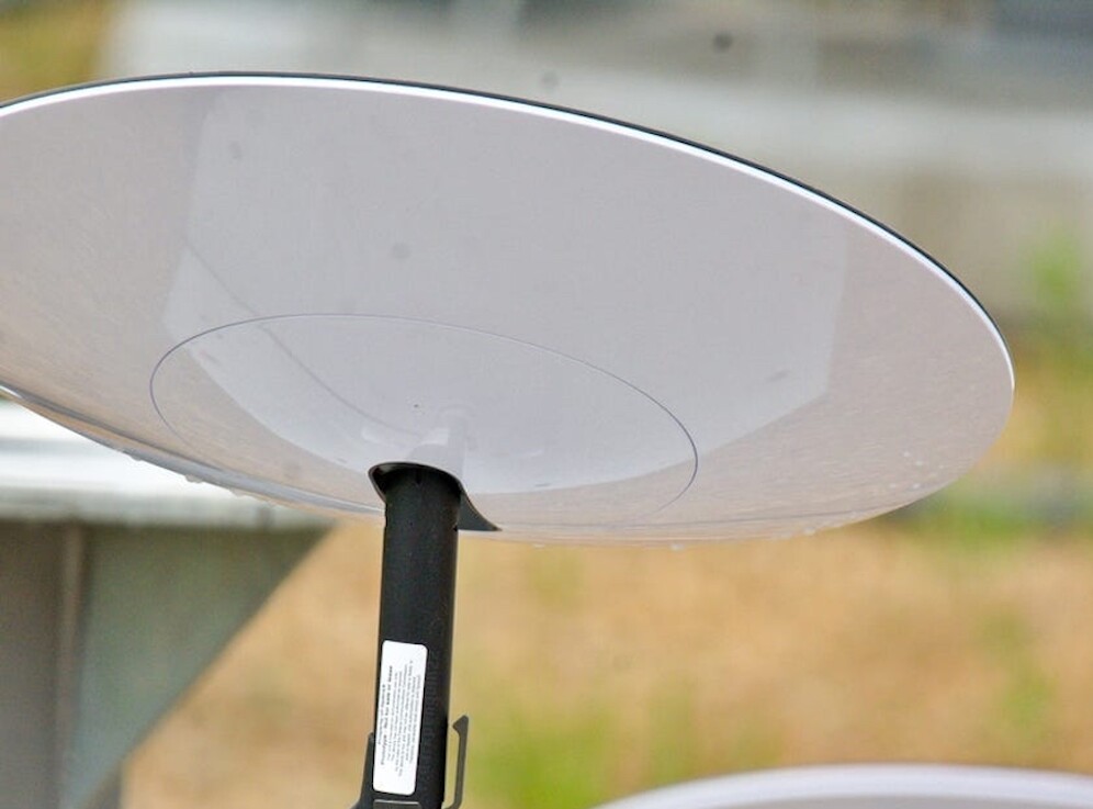 Starlink receiving dish